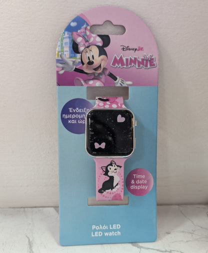 Disney Minnie - Orologio LED Digitale per Bambini con Display Ora e Data