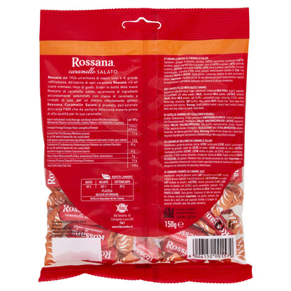 Caramelle Rossana Caramello Salato - Busta Caramelle Finissima Ripiena 150g