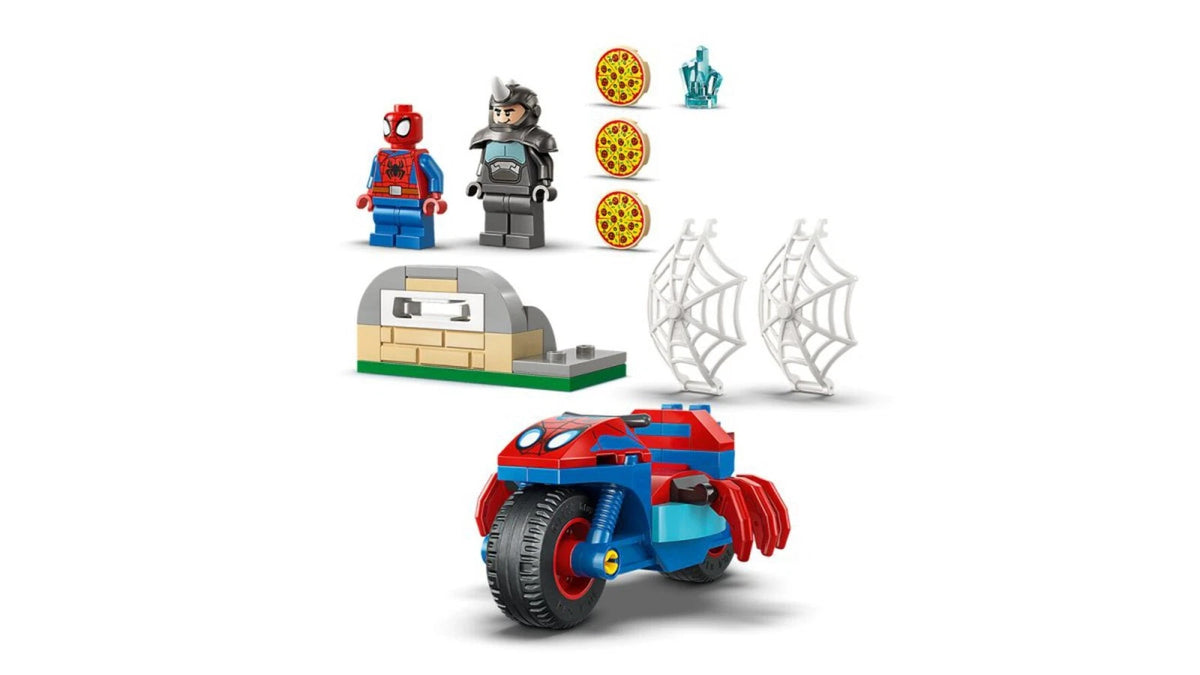 LEGO La Moto di Spidey contro Rhino set 11206 Marvel Spidey e i suoi amici 61 pz