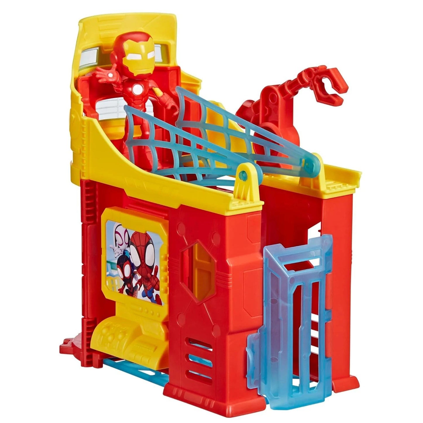 Iron Man's Stark Tower Playset con Action Figure - Spidey and His Amazing Friends (Hasbro)