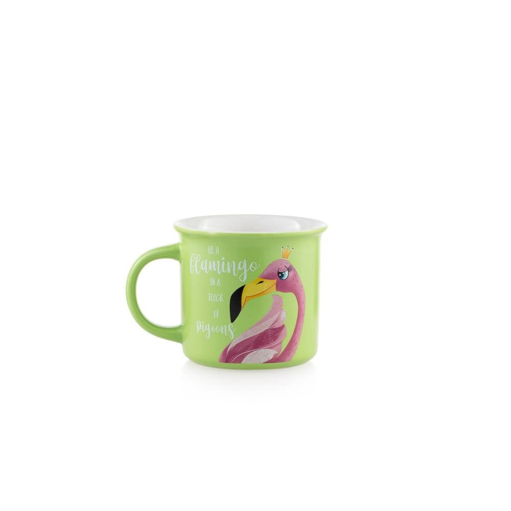 Emò - Tazza Fenicottero Rosa Tazze Porcellana