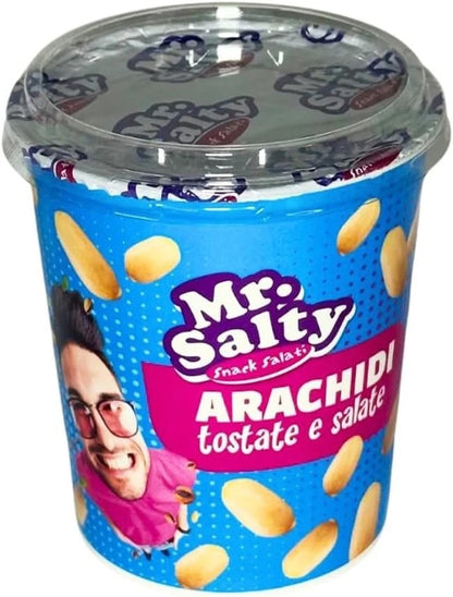 Mr. Salty Arachidi Tostate e Salate - Bicchiere Snack Salati Croccanti