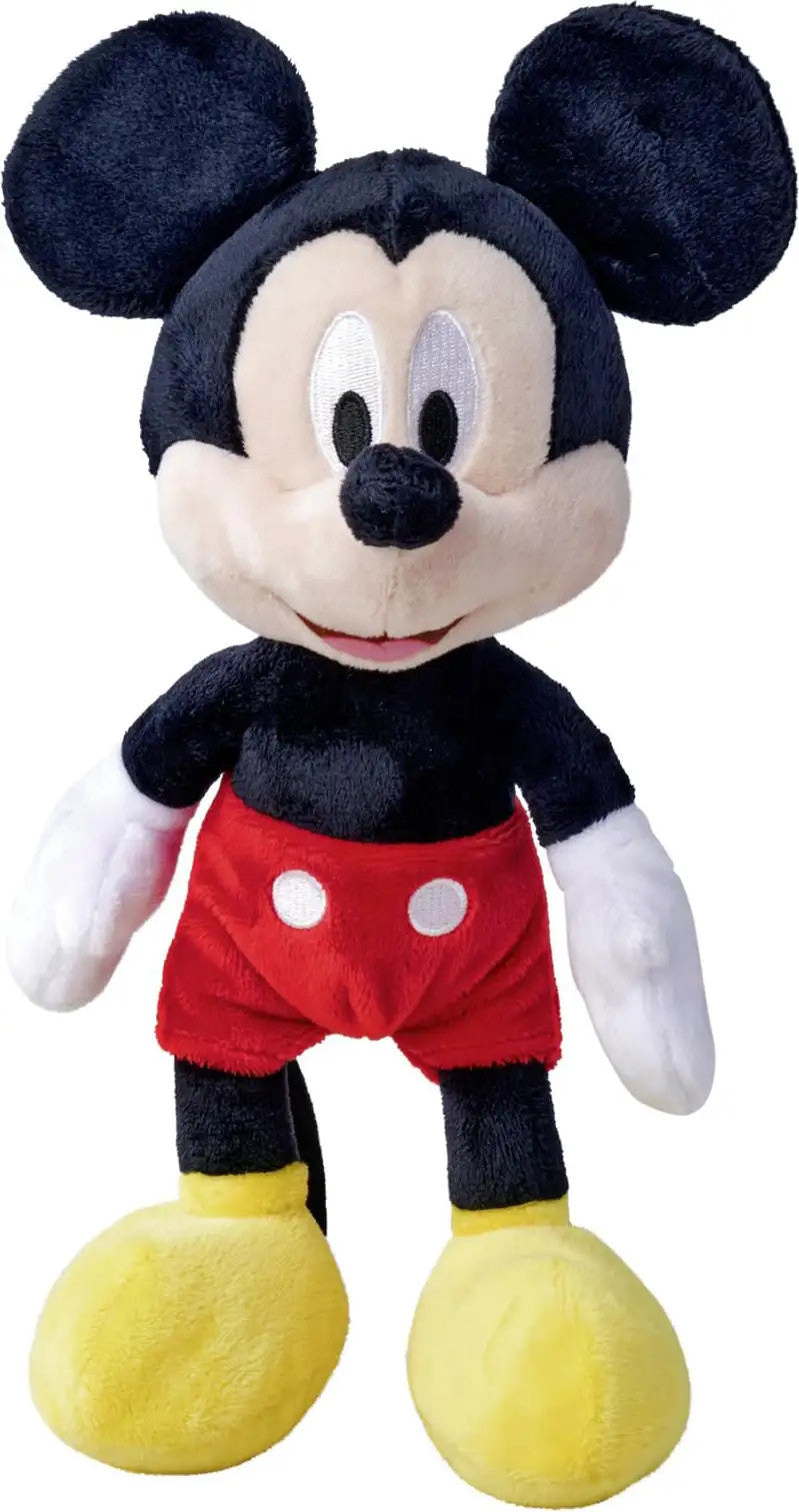 Disney Topolino Peluche 15 cm Morbido con Pantaloncini Rossi - Giocattolo Ufficiale