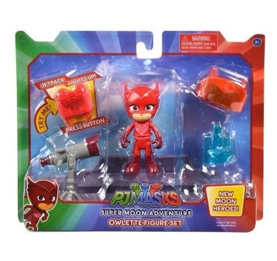 PJ Masks - Set Personaggio Eulette con Accessori Luminosi e Interattivi Pjmask