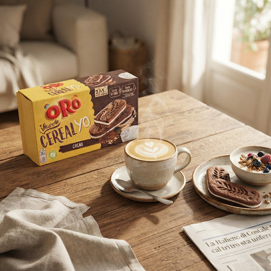 CerealYo Cacao Oro Vitasnella - Biscotti Farciti allo Yogurt