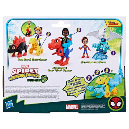 Ghostasaurus & Spidey Dino-Webs Action Figure Set - Spidey and His Amazing Friends (Hasbro)