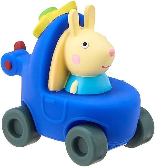 Peppa Pig - Veicolo Giocattolo con Personaggio Re Rebecca (Auto Blu Hasbro)