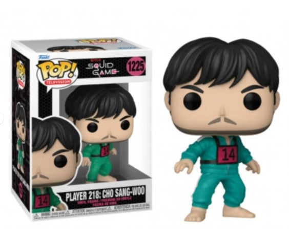FUNKO POP SQUID GAME 1225 PLAYER 218 CHO SANG-WOO Action Figure Figurine Vinile