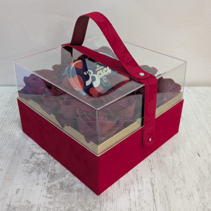 Box con Baci Perugina, Rose Velluto e Teddy