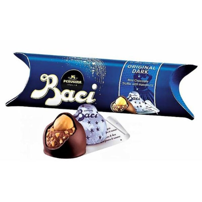Baci Peugina x5 Tubo da 3 Baci Cioccolato Fondente Original Dark con Nocciola