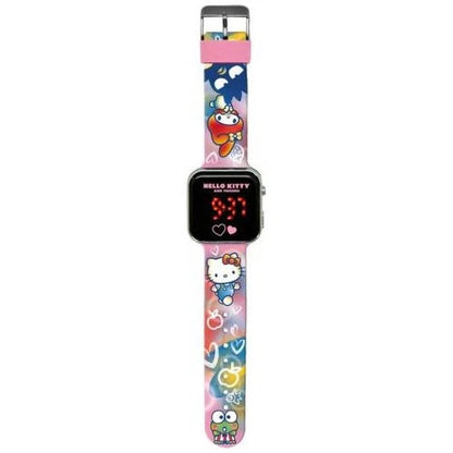 Hello Kitty and Friends - Orologio LED Digitale per Bambini con Cinturino Decorato