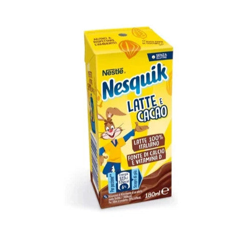 Nesquik Latte e Cacao Nestlè 3 Brick Bevanda Fredda al Cioccolato