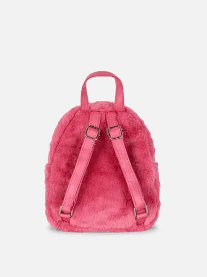Disney Toy Story - Zainetto Peluche Rosa a Tema Lotso con Tasca e Ciondolo Fragola