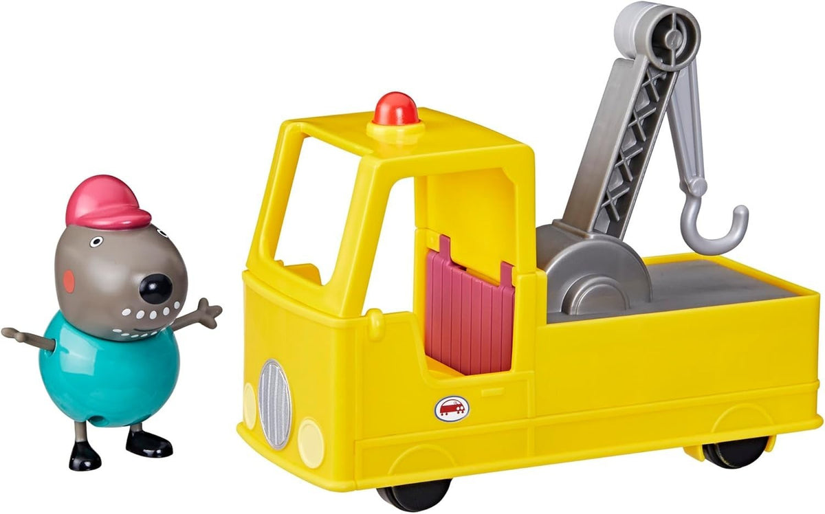 Peppa Pig - Il Carro Attrezzi di Nonno Cane con Personaggio Gru Girevole Hasbro