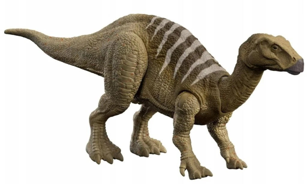 Jurassic World Dominion Roar Strikers Iguanodon - Dinosauro Giocattolo Sonoro Mattel
