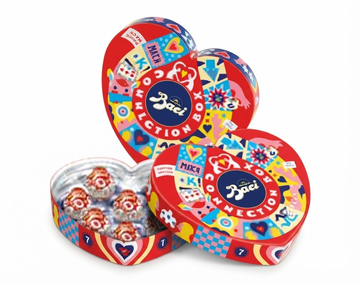 Baci Perugina - Scatola Regalo Cartone Cuore Connection Box (Edizione Speciale)