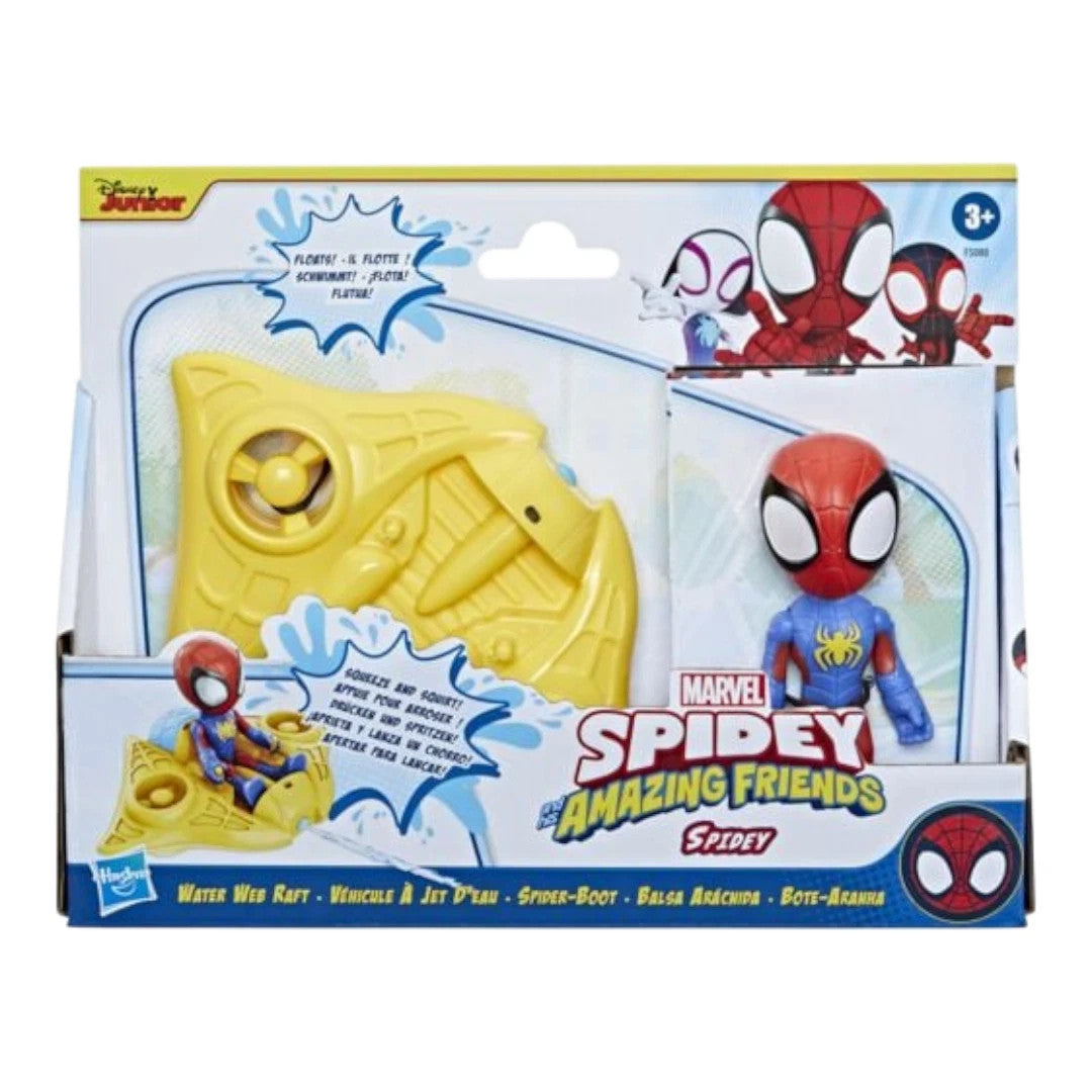 Spidey and His Amazing Friends Water Web Raft & Spidey Action Figure - Hasbro