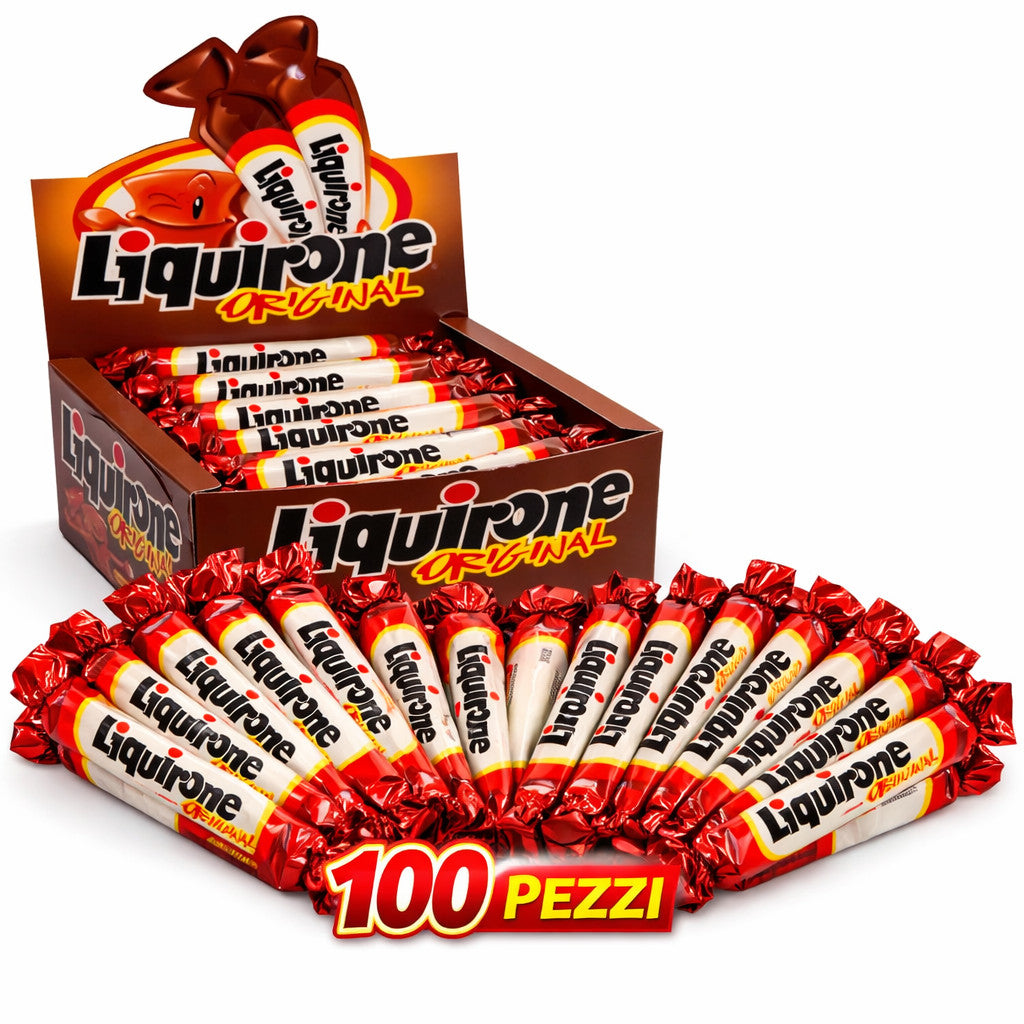Liquirone Original - 100 Pezzi di Caramelle Morbide alla Liquirizia