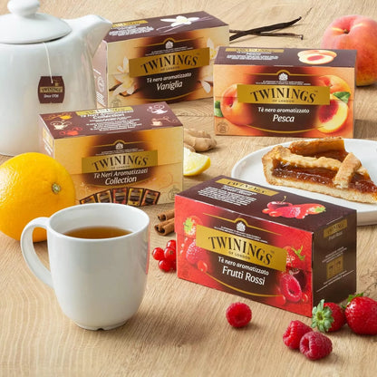 Twinings Tè Nero Aromatizzato Frutti Rossi - Confezione da 25 Filtri
