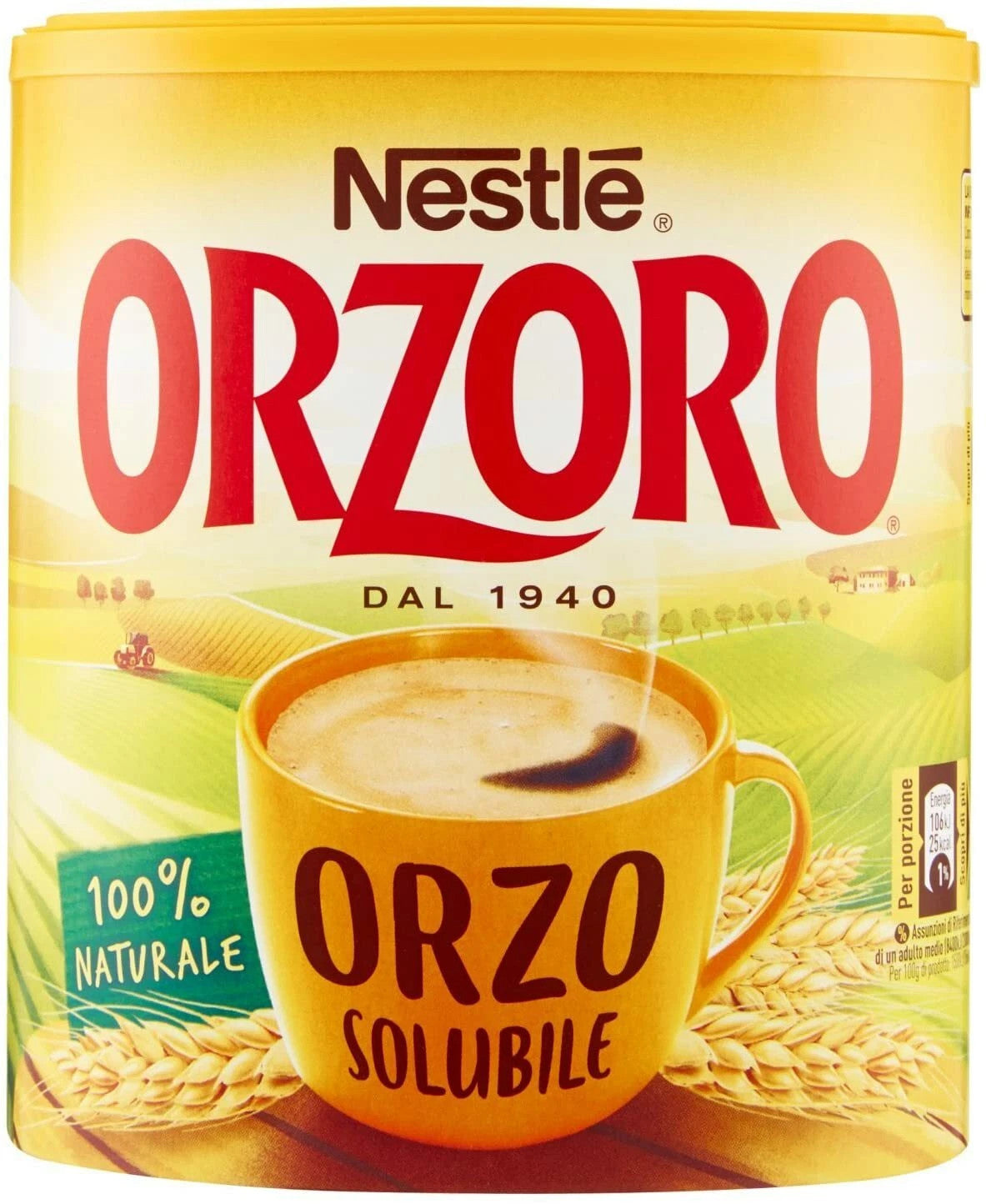 Nestlé Orzoro Orzo Solubile - Barattolo da 200g (100% Naturale)