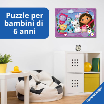Ravensburger Gabby's Dollhouse Giant Floor Puzzle 125 Pezzi