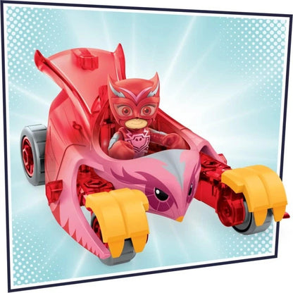 PJ Masks Animal Power Owl Glider - Veicolo e Action Figure Gufetta Hasbro