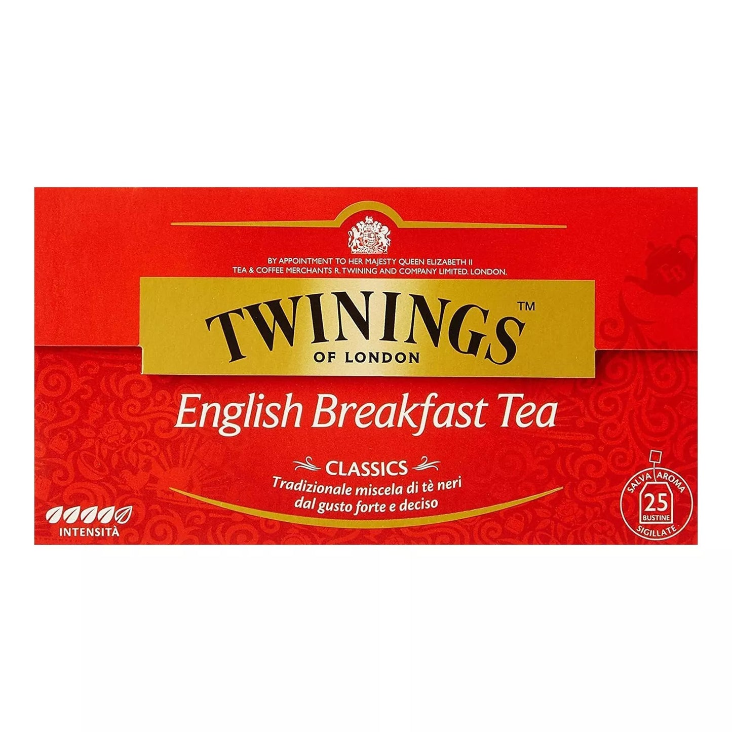 Twinings English Breakfast Tea Classics - Tradizionale Miscela di Tè Neri