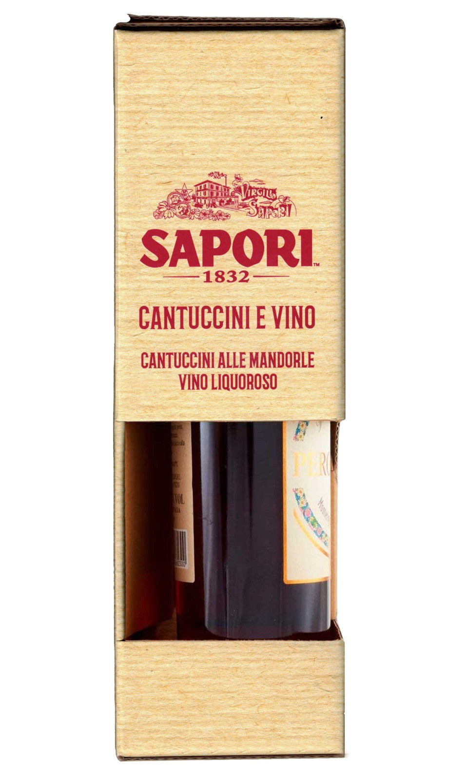 Sapori 1832 - Cantuccini e Vino Liquoroso in Confezione Regalo