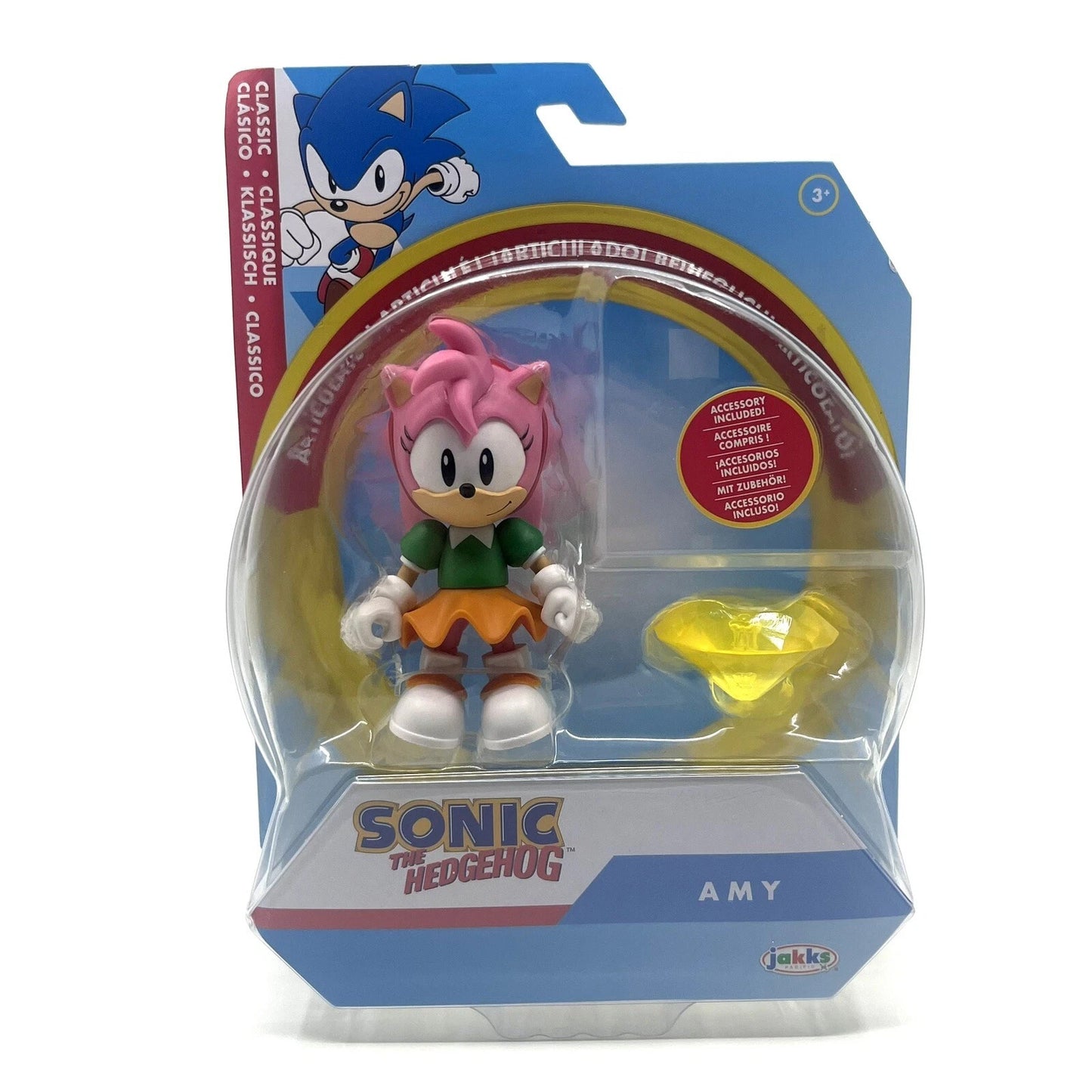 Sonic The Hedgehog Mini Figure & 2 Collector Cards - Amy Rose