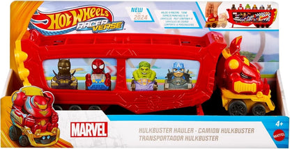 Hot Wheels RacerVerse Marvel Hulkbuster Hauler - Camion Trasportatore Mattel