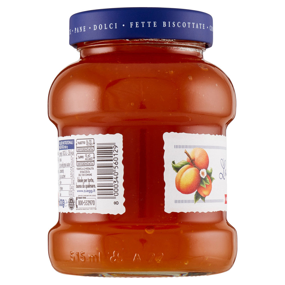 Zuegg - La Pasticcera Confettura Extra di Albicocche in Vaso da 700g