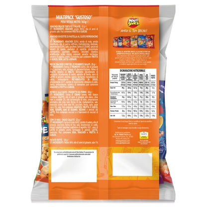 Aperi Snack Mix Aperitivo Il Gustoso - Busta con 6 Snack Salati Monoporzione Assortiti