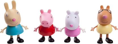 Peppa Pig & Friends Set 4 Personaggi Action Figure
