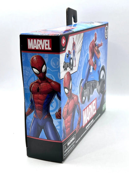 Spider-Man Web Cycle Moto con Action Figure - Hasbro