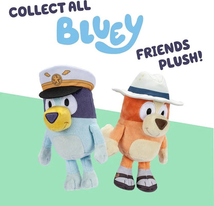Bluey - Peluche Ufficiale Bingo con Cappello da Esploratore (Edizione Speciale)