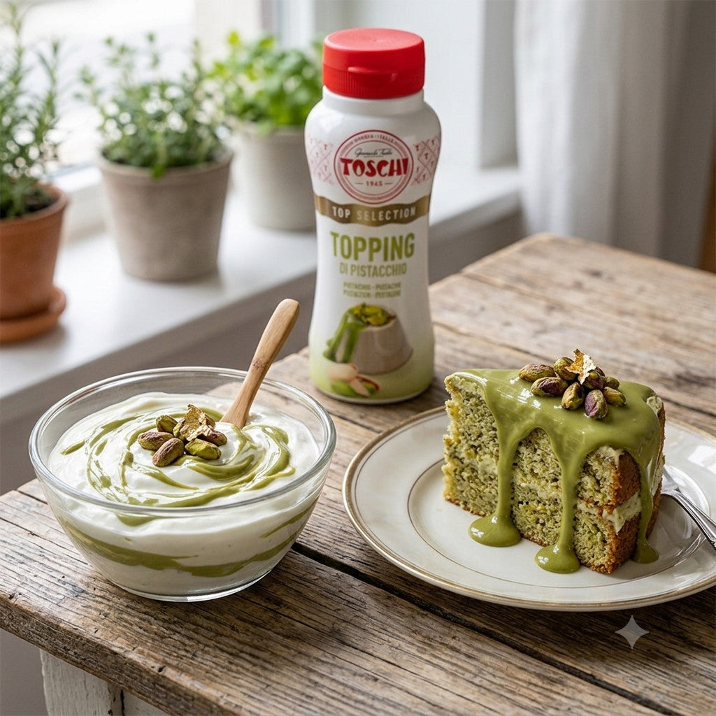 Toschi - Topping 200 gr Top Selection di Pistacchio in Flacone Antigoccia