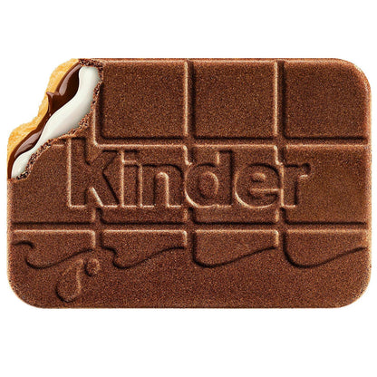 Kinder Cards Ferrero - Biscotti Sottili e Croccanti con Cuore Cremoso al Latte e Cacao - Confezione da 5 Pezzi