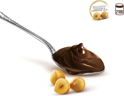 Caffarel Gianduia 1865 - Crema Gianduja Fondente con 40% di Nocciole in Vasetto di Vetro