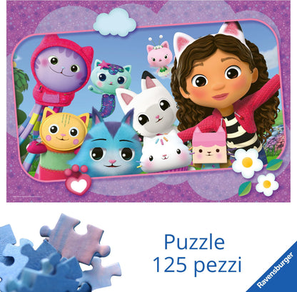 Ravensburger Gabby's Dollhouse Giant Floor Puzzle 125 Pezzi