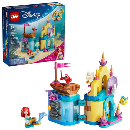 LEGO Disney Princess 43285 - Il Mini Palazzo Magico di Ariel 179 pz Costruzioni