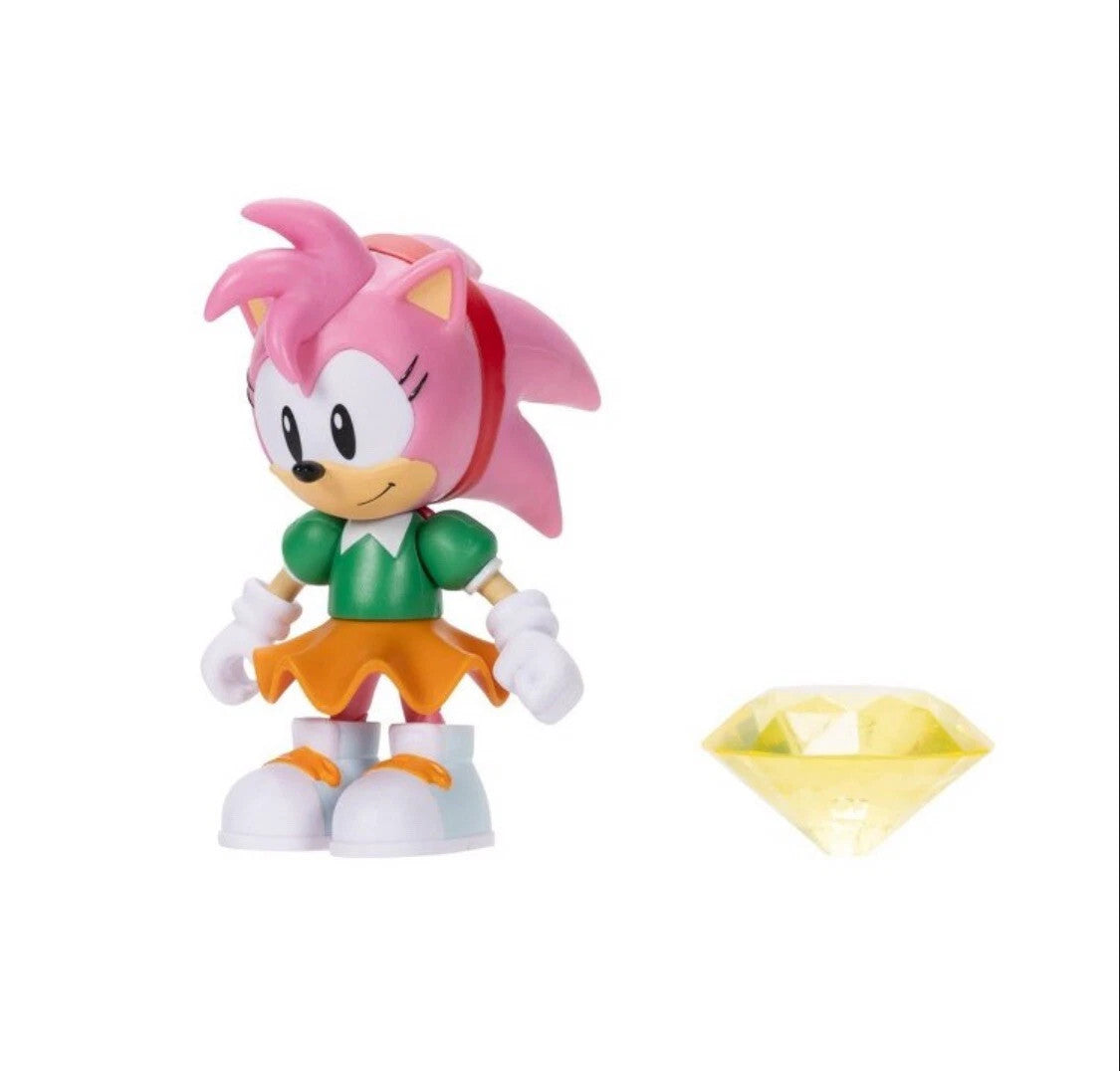 Sonic The Hedgehog Mini Figure & 2 Collector Cards - Amy Rose
