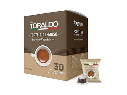 Toraldo Forte & Cremosi Capsule Compatibili Bialetti Caffè - Confezione da 30 Capsule