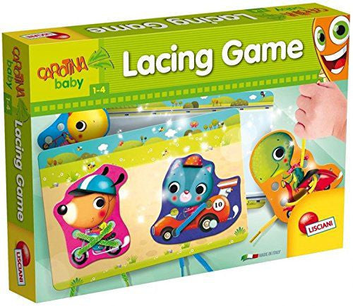 Carotina Baby Lisciani - Lacing Game Gioco di Infilatura per Prima Infanzia