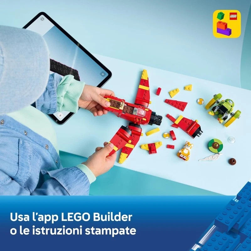 LEGO Sonic the Hedgehog - Il Biplano Tornado di Tails (Set 77119 - 310 Pezzi)