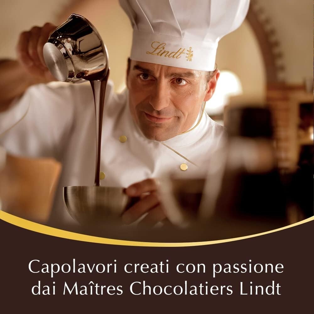 Lindt Fondente 200 g - Crema Spalmabile al Cioccolato Fondente in Vasetto di Vetro