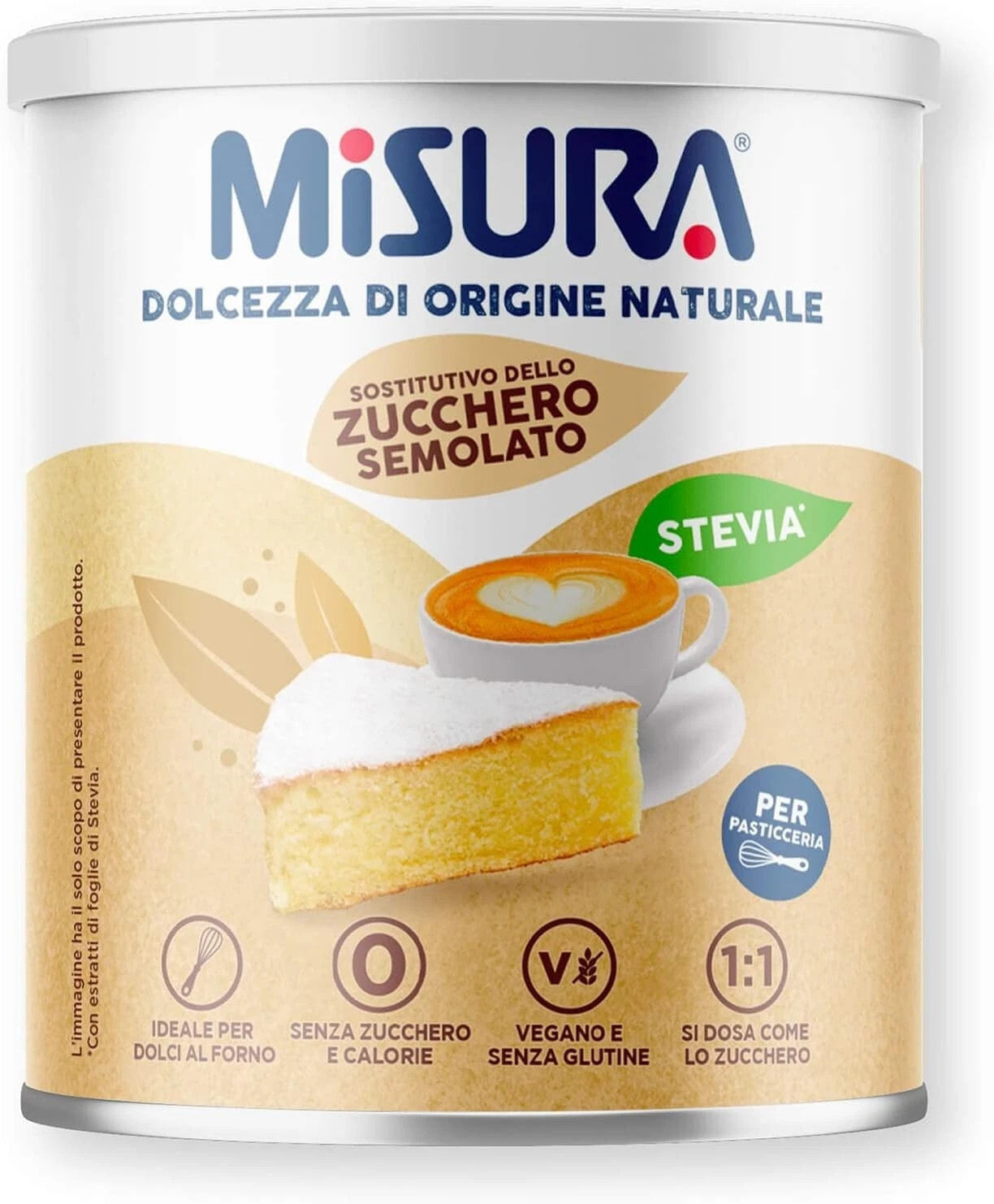 Misura Stevia - Sostitutivo dello Zucchero Semolato per Pasticceria e Dolci al Forno
