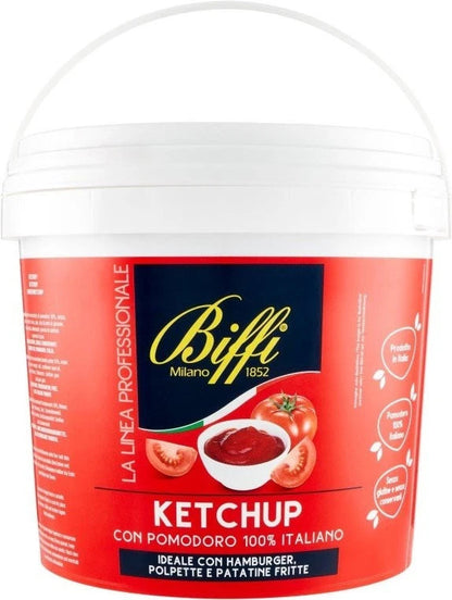 Biffi Ketchup 5 kg - Linea Professionale con Pomodoro 100% Italiano