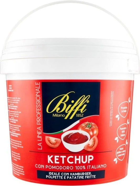 Biffi Ketchup 5 kg - Linea Professionale con Pomodoro 100% Italiano