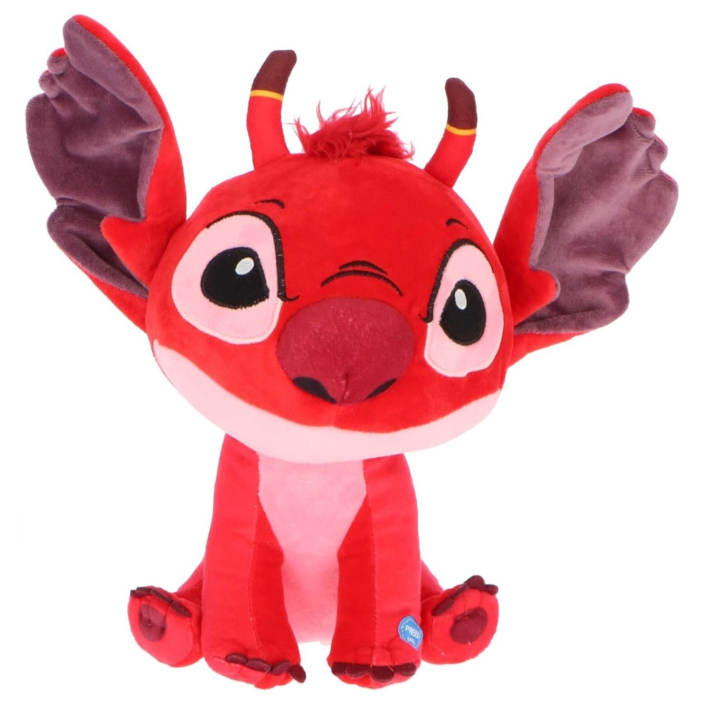 STITCH Rosso Peluche Disney 23 cm Morbido Classics Originale Sambro Bambini Lilo