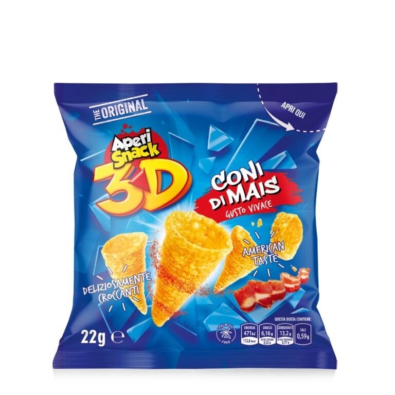 Aperi Snack Mix Aperitivo Il Gustoso - Busta con 6 Snack Salati Monoporzione Assortiti